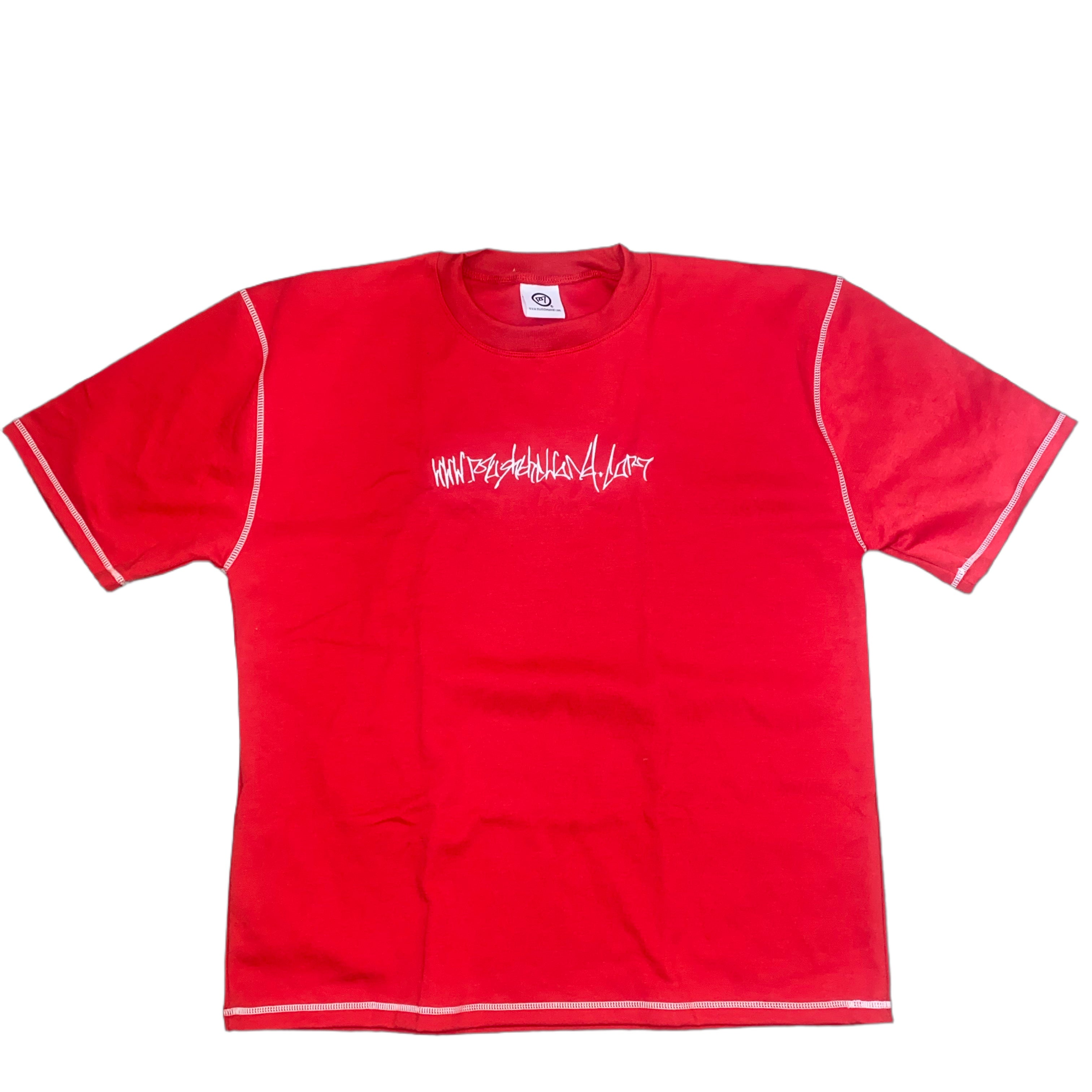 TOP BINS TEE RED