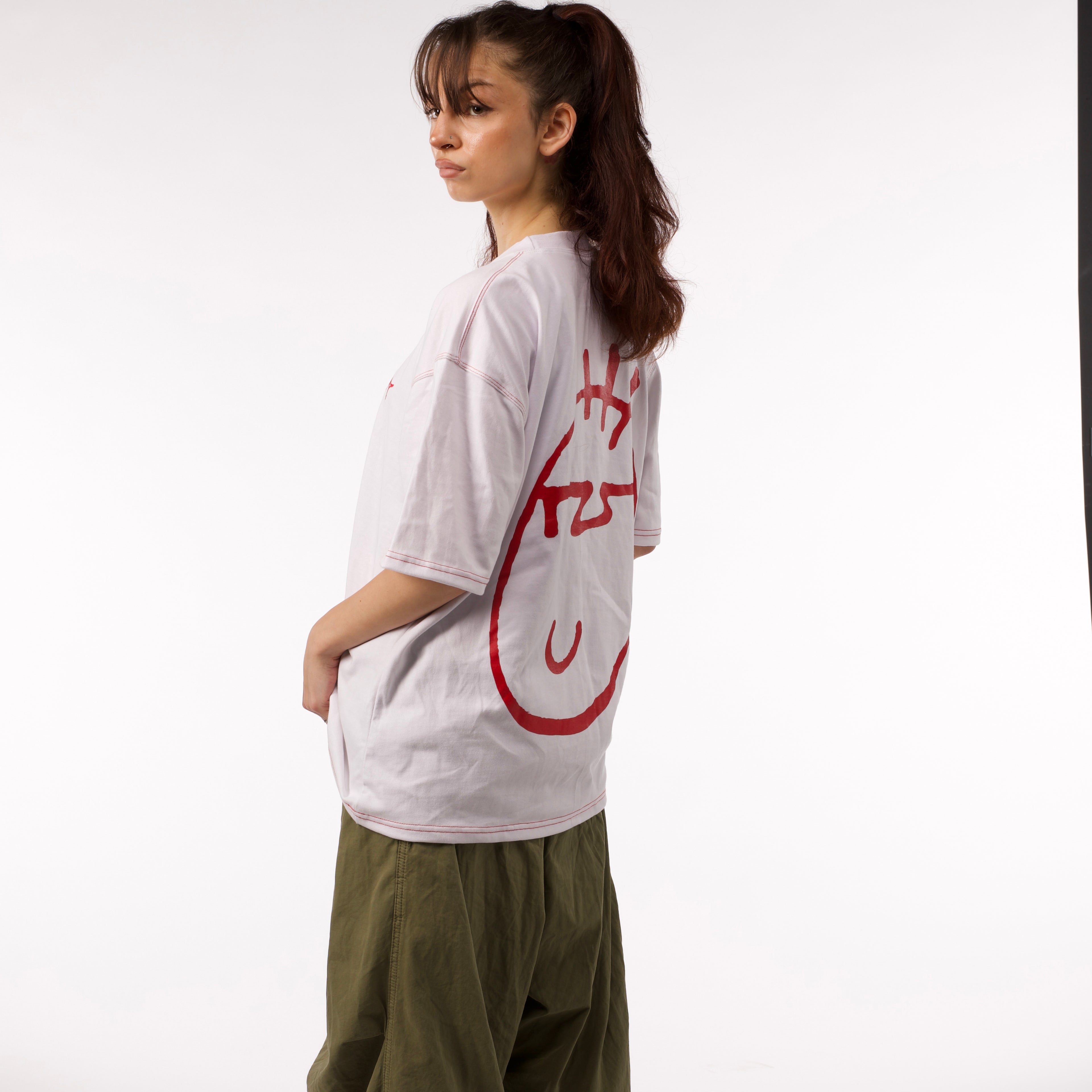 TOP BINS TEE WHITE