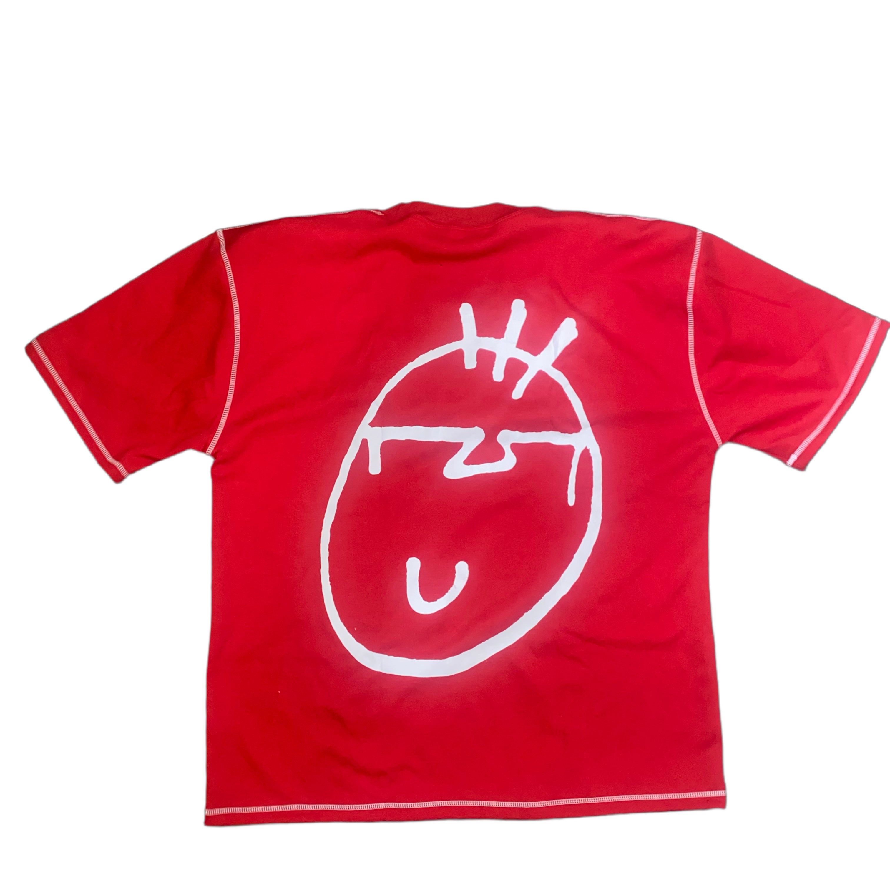 TOP BINS TEE RED