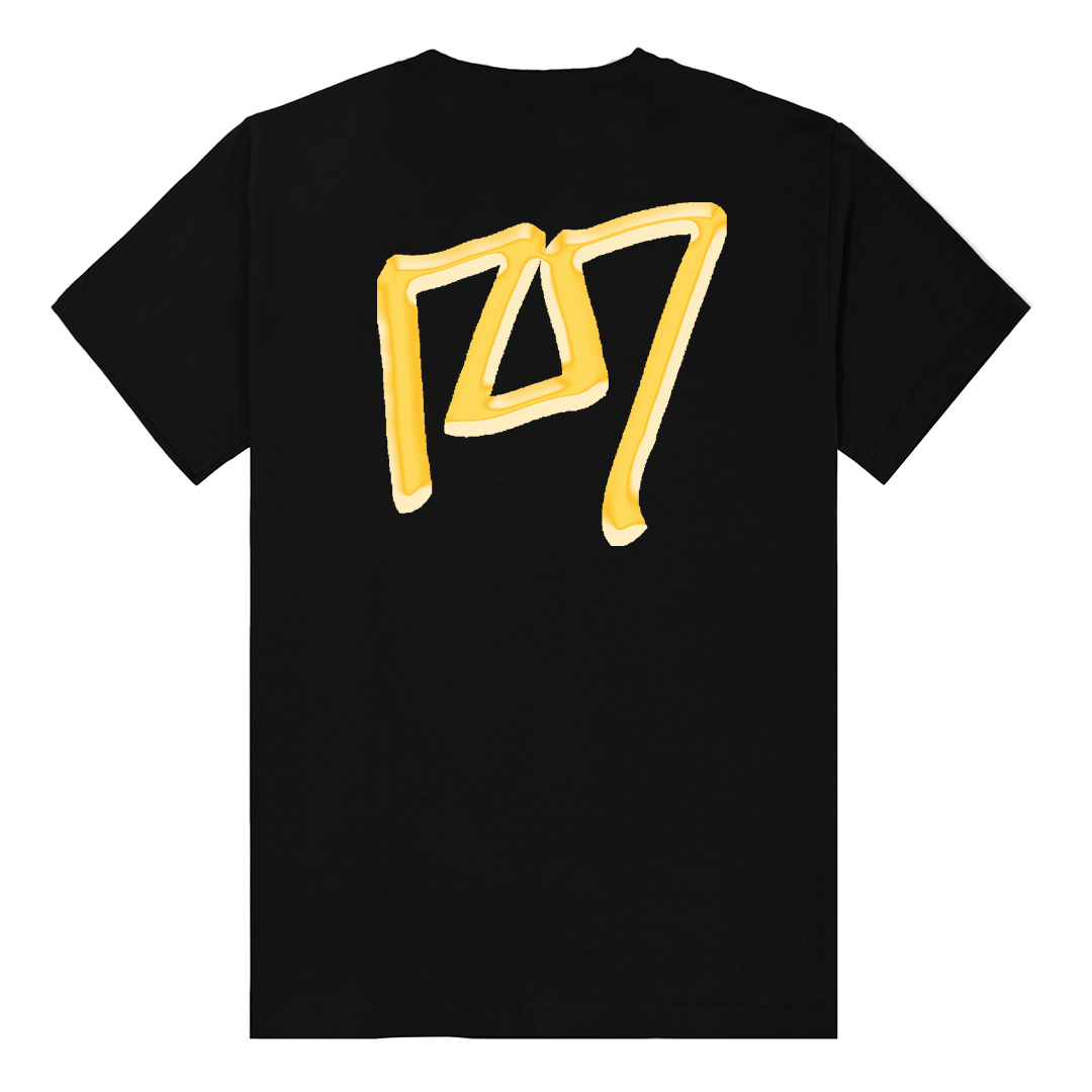 MIZLA SLIM LEMON/BLACK TEE